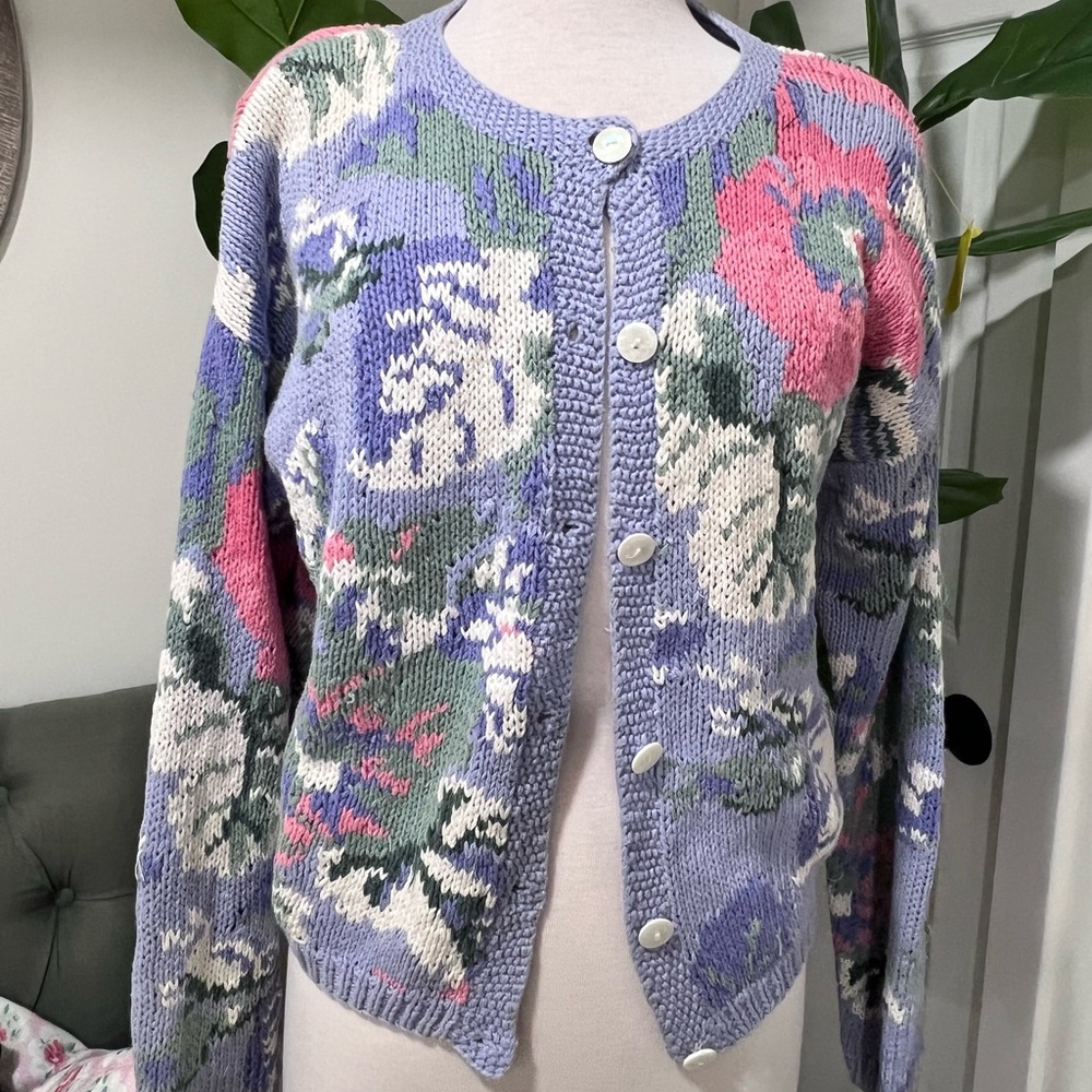 Vintage cottagecore cardigan sweater